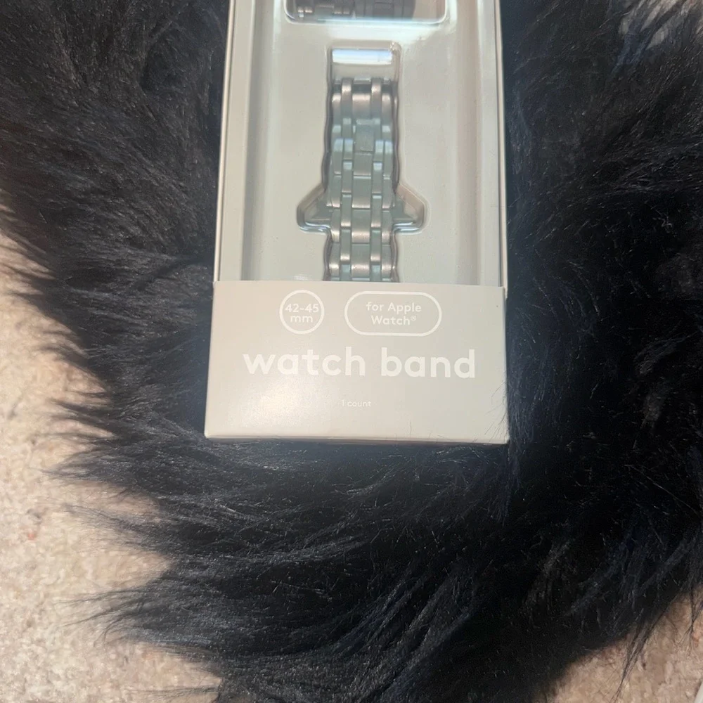 Apple Silver Stainless Steel Link Watch Band